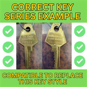 KEY - SALSBURY INDUSTRIES - SALSBURY (GCODE) | MAILBOX LOCKS | UPLOAD A PHOTO OF YOUR KEY WHEN PROMPTED more images