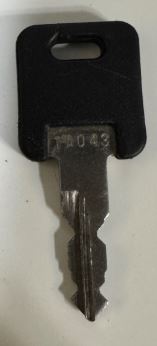 KEY - TRIMARK - TRIMARK (GCODE 22 / FRAMON - SHOULDER STOP) | AIR STREAM / JOHN DEERE | DOUBLE-SIDED CUT KEY more images