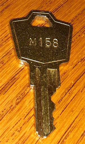 Trendway M158 File Lock Key