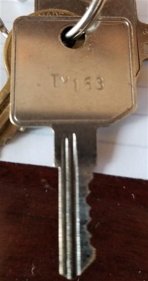 thumbnail interactive-video image 1 of TriMark RV Camper Lock Key - Cut To Code TM151-TM200 - Replacement Key 1 of 3