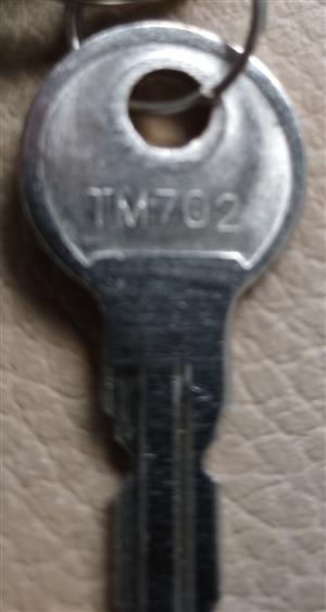 2 NEW KEYS FOR TRI/MARK RV LOCK Pre-cut Licensed locksmith. TM700-TM729 KEY 