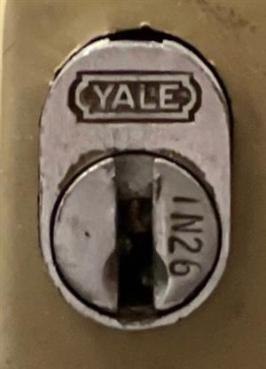 Yale IN26 File Cabinet Lock Key